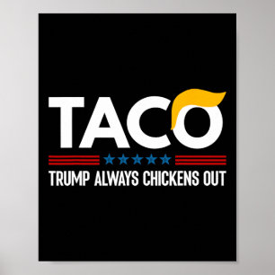 Affiche Drôle Trump Taco Trump Toujours Se Défile _5