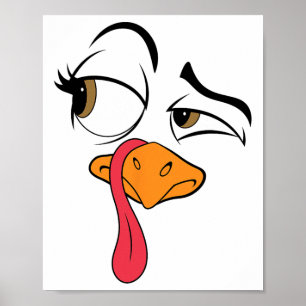 Affiche Drôle Turquie Cool Turquie Thanksgiving Costume Ho