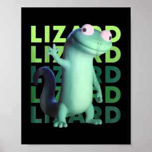 Affiche Drôle Weirdcore Animal Femmes Hommes Lizard Lizard