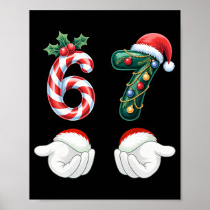 Affiche Drôles 67 Christmas Pajamas Six Seven Meme 6 7 Elf