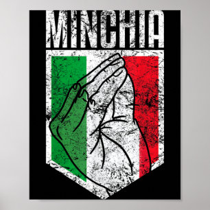 Affiche Drôles citations et dictons italiens Minichia Ital