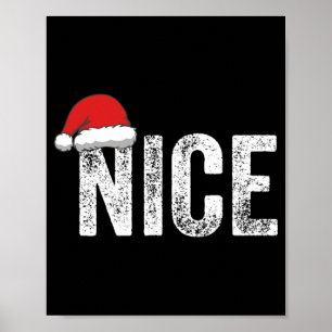 Affiche Drôles de couples assortis Naughty Nice Noël Son