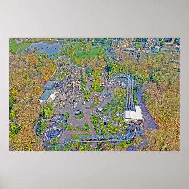 Affiche Drone X-Sector | Alton Towers Resort (Devant)