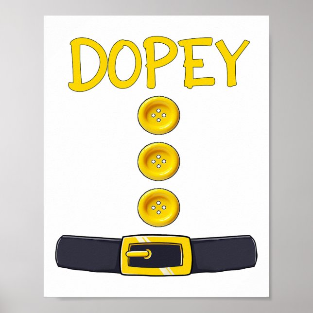Affiche Drugy Nwarf Halloween Costume Couleur Correspondan (Devant)