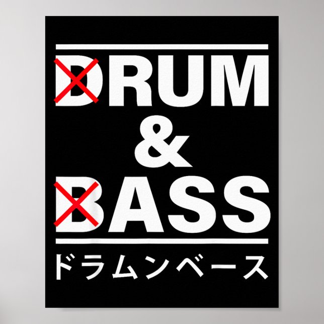 Affiche Drum And B Japanese Funny  (Devant)