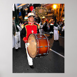 Affiche Drummer dans le défilé du dimanche des Rameaux, Ma
