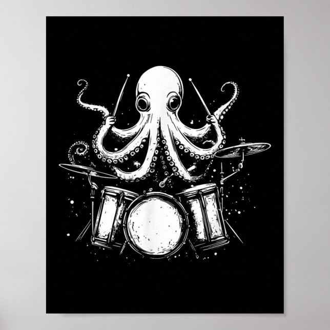 Affiche Drummer Drummer Drummer Drumming Amoureux de la mu (Devant)