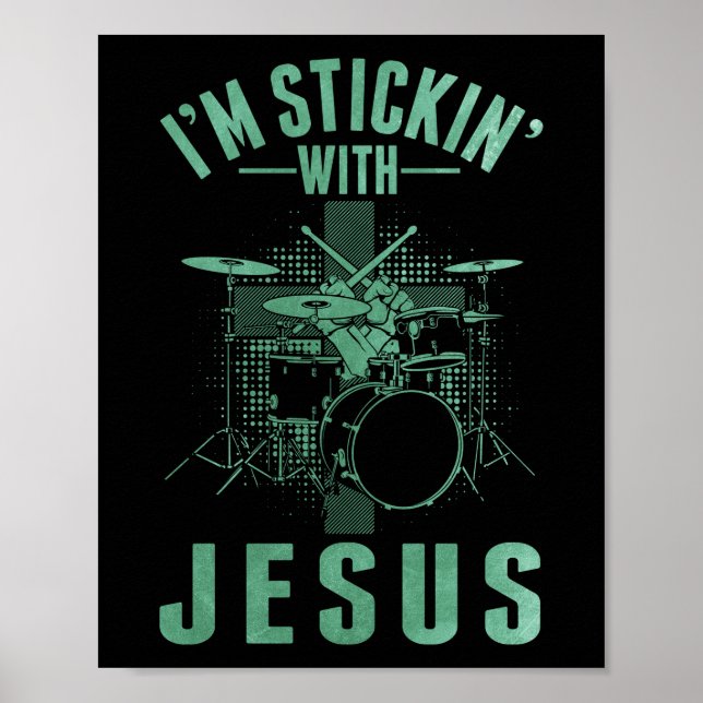 Affiche Drummer Religious Musician Drum (Devant)