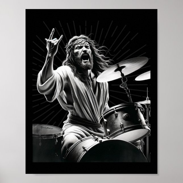 Affiche Drummer Rock Jesus Drummer (Devant)