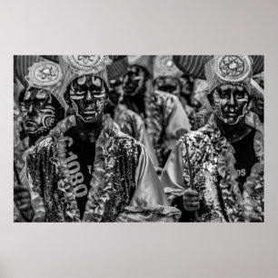 Affiche Drummers de Candombe à la parade d'appels, montevi