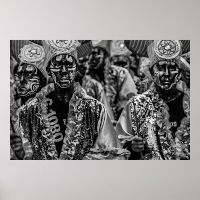 Affiche Drummers de Candombe à la parade d'appels, montevi (Devant)