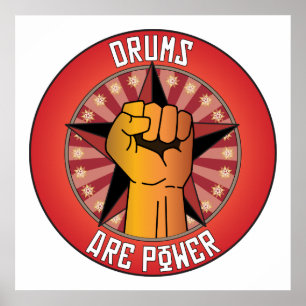 Affiche Drums Are Power