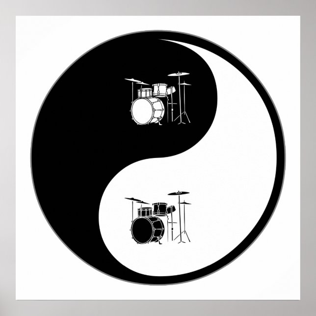 Affiche Drums Yin Yang (Devant)