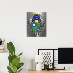 Affiche du 75e régiment de rangers