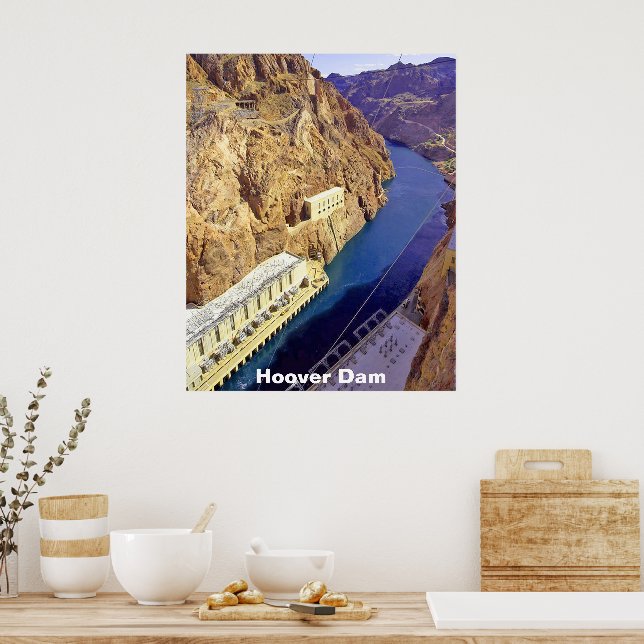 Affiche du barrage Hoover, Nevada (Cuisine)