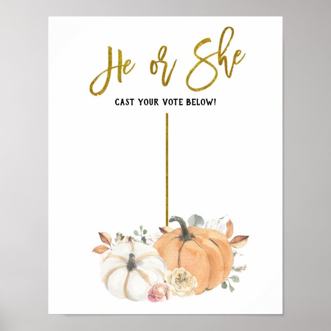Affiche du Bureau de vote du Citrouille Révélé Bla (Devant)