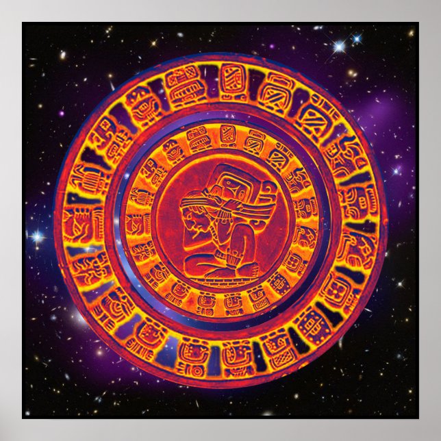 Affiche du calendrier maya (Devant)