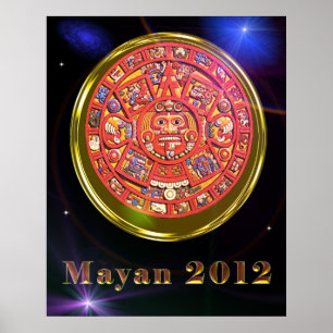 affiche du calendrier maya 2012
