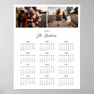 Affiche du calendrier photo 2023