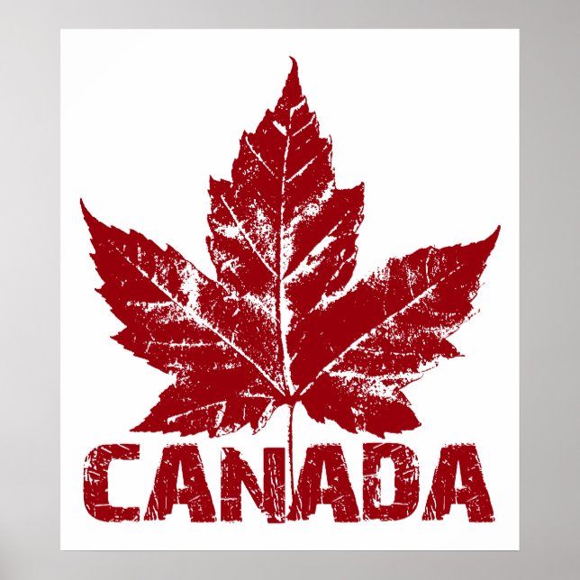 Affiche du Canada Affiche de la feuille d'érable d (Devant)