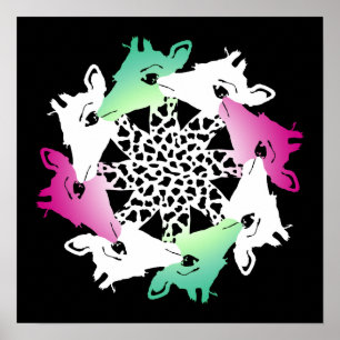 affiche du cercle des girafes