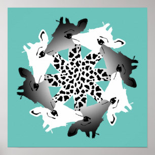 affiche du cercle des girafes