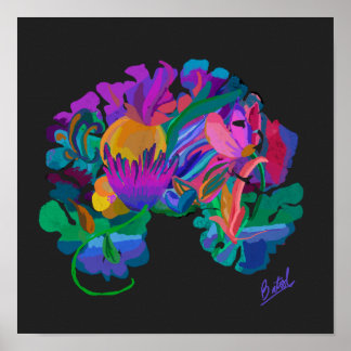 Affiche du cerveau du jardin
