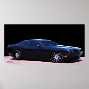 AFFICHE DU CHALLENGEUR HEMI DE DODGE