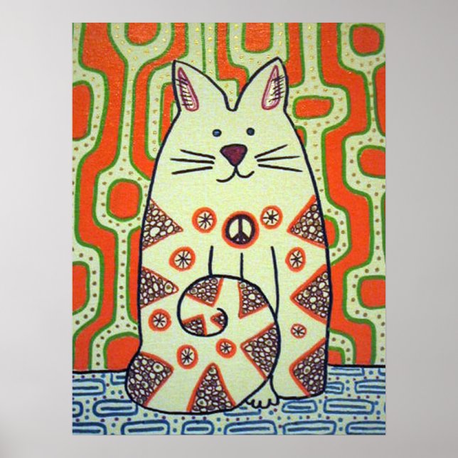 Affiche du chat Peace (Devant)