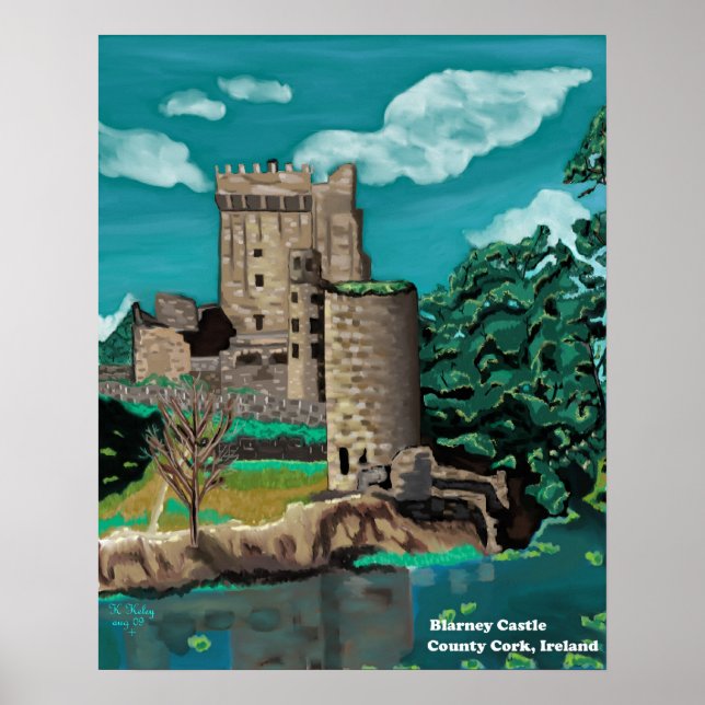 Affiche du château de Blarney (Devant)