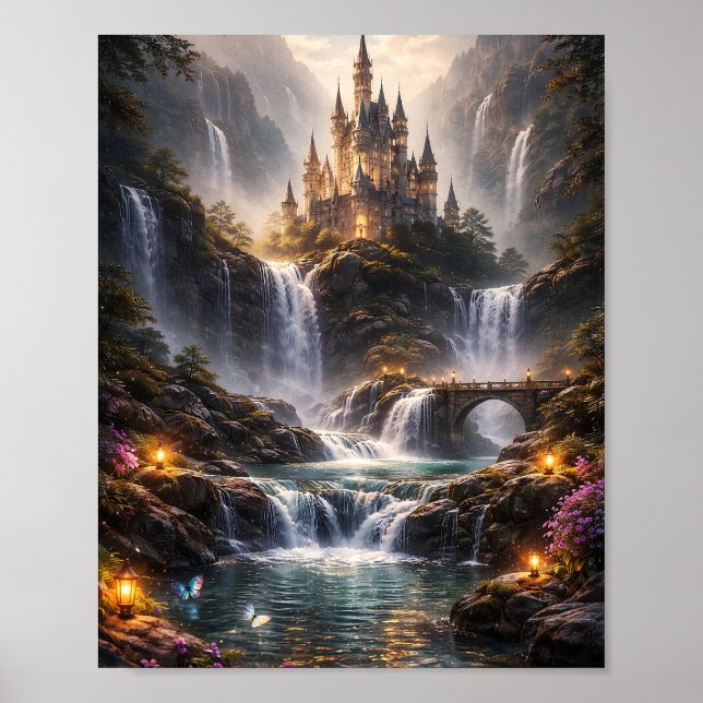 Affiche du Château de la Cascade Fantastique (Devant)