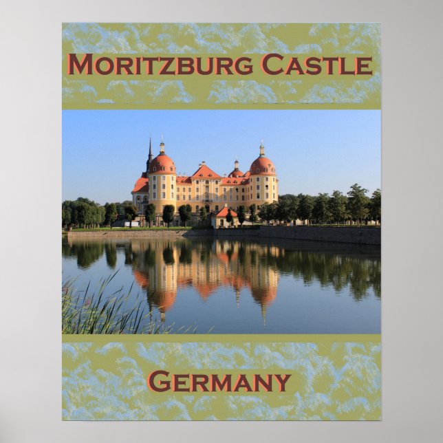 Affiche du château de Moritzburg Allemagne (Devant)