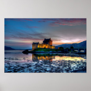Affiche du château d'Eilean Donan, Écosse