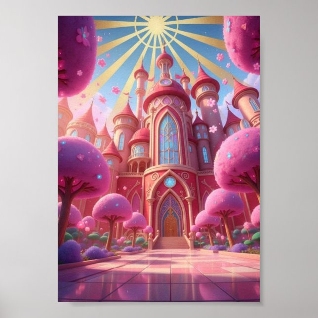 Affiche du Château Pastel du Royaume de Fantaisie  (Devant)