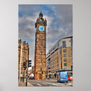 Affiche du clocher de la Tolbooth, Glasgow