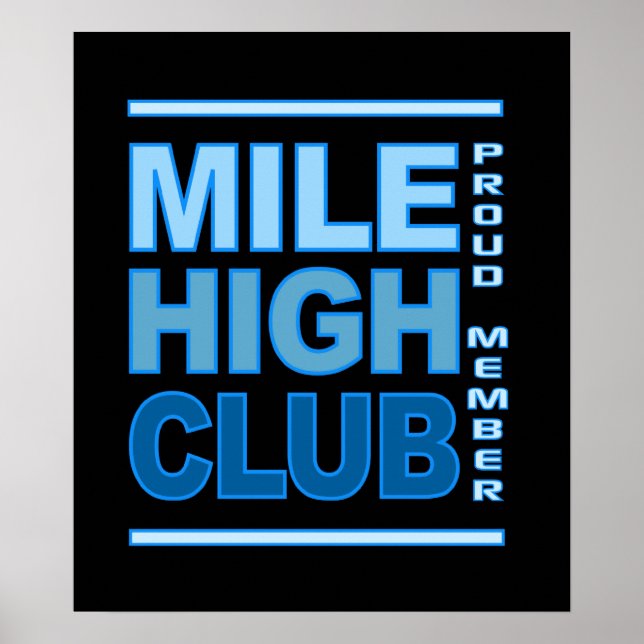Affiche du club de miles High Club (Devant)