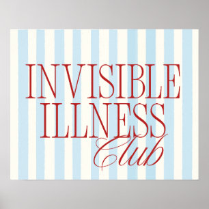 Affiche du 'Club des Maladies Invisibles'