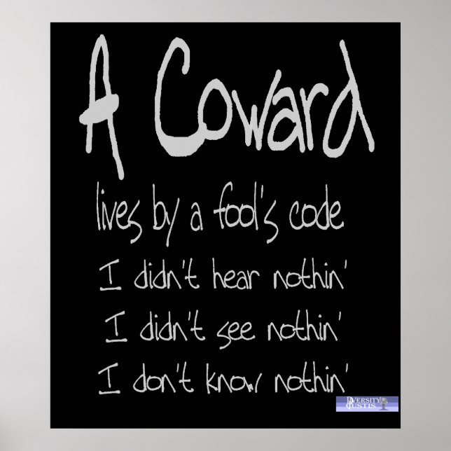 Affiche du code de Coward (Devant)
