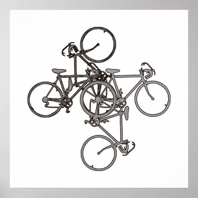 affiche du cool vélo inspiré (Devant)