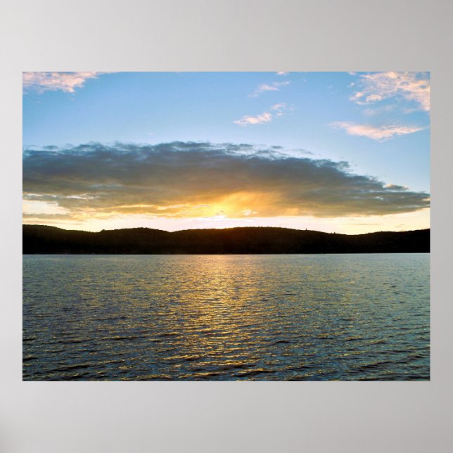 Affiche du coucher de soleil (Devant)