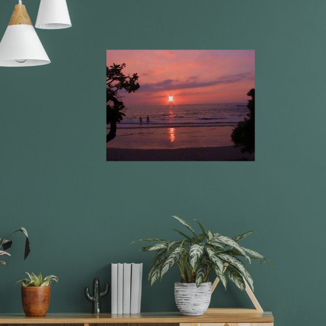Affiche du coucher de soleil à Hawaï (Salon 1)
