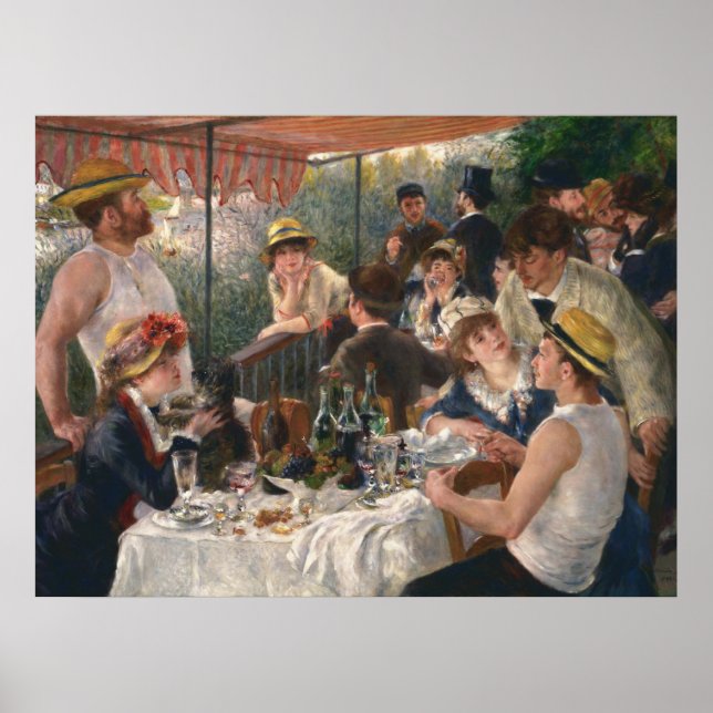 Affiche du Déjeuner des canotiers de Renoir (Devant)