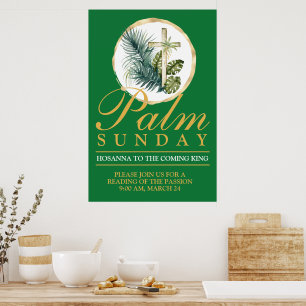 Affiche du dimanche des Rameaux