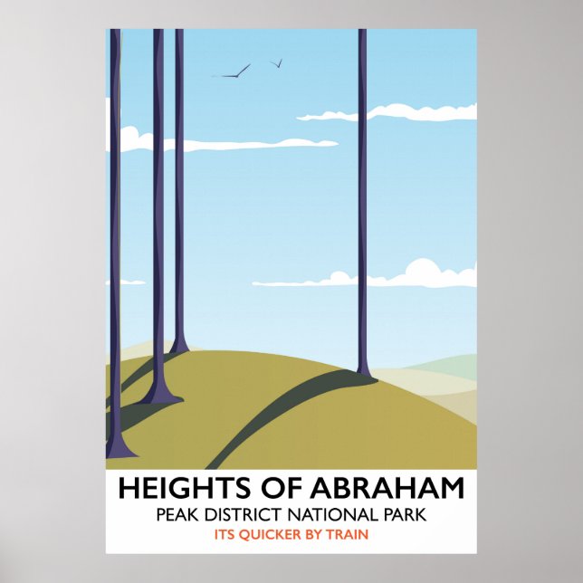 Affiche du district ferroviaire des hauteurs d'Abr (Devant)