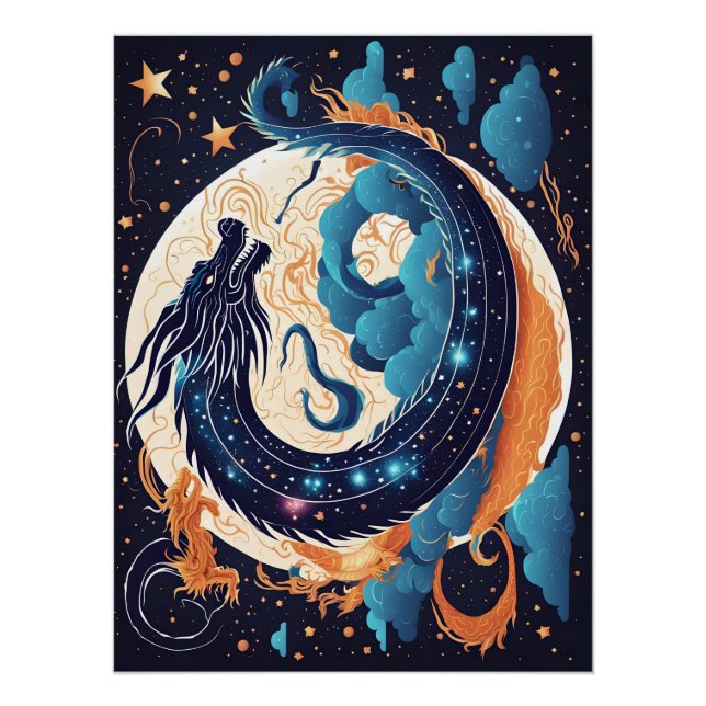 affiche du dragon lunaire (Devant)