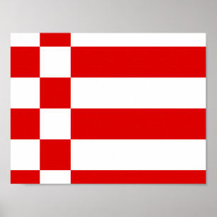 Affiche du drapeau de Brême