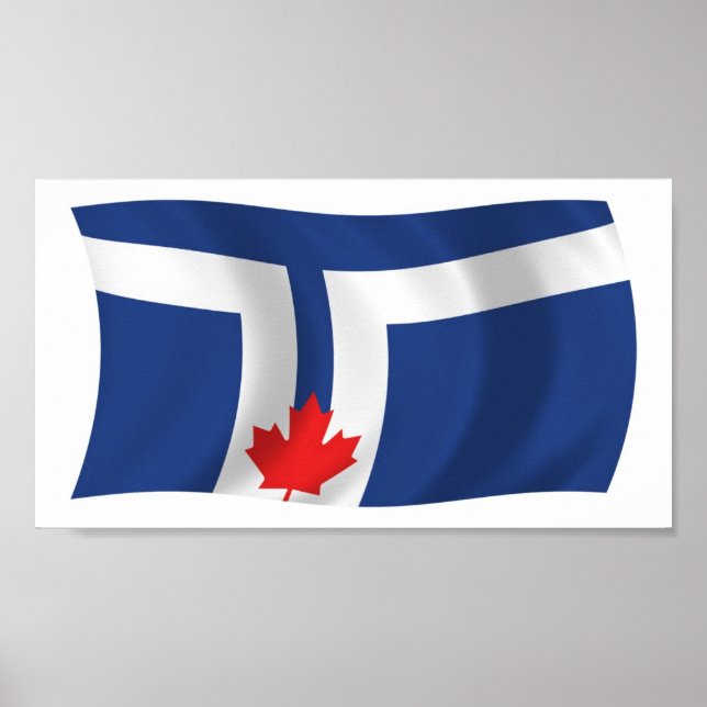 Affiche du drapeau de Toronto (Devant)