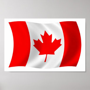 Affiche du drapeau du Canada