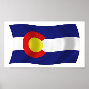 Affiche du drapeau du Colorado Imprimer