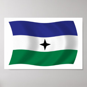 Affiche du drapeau nationaliste Bubi